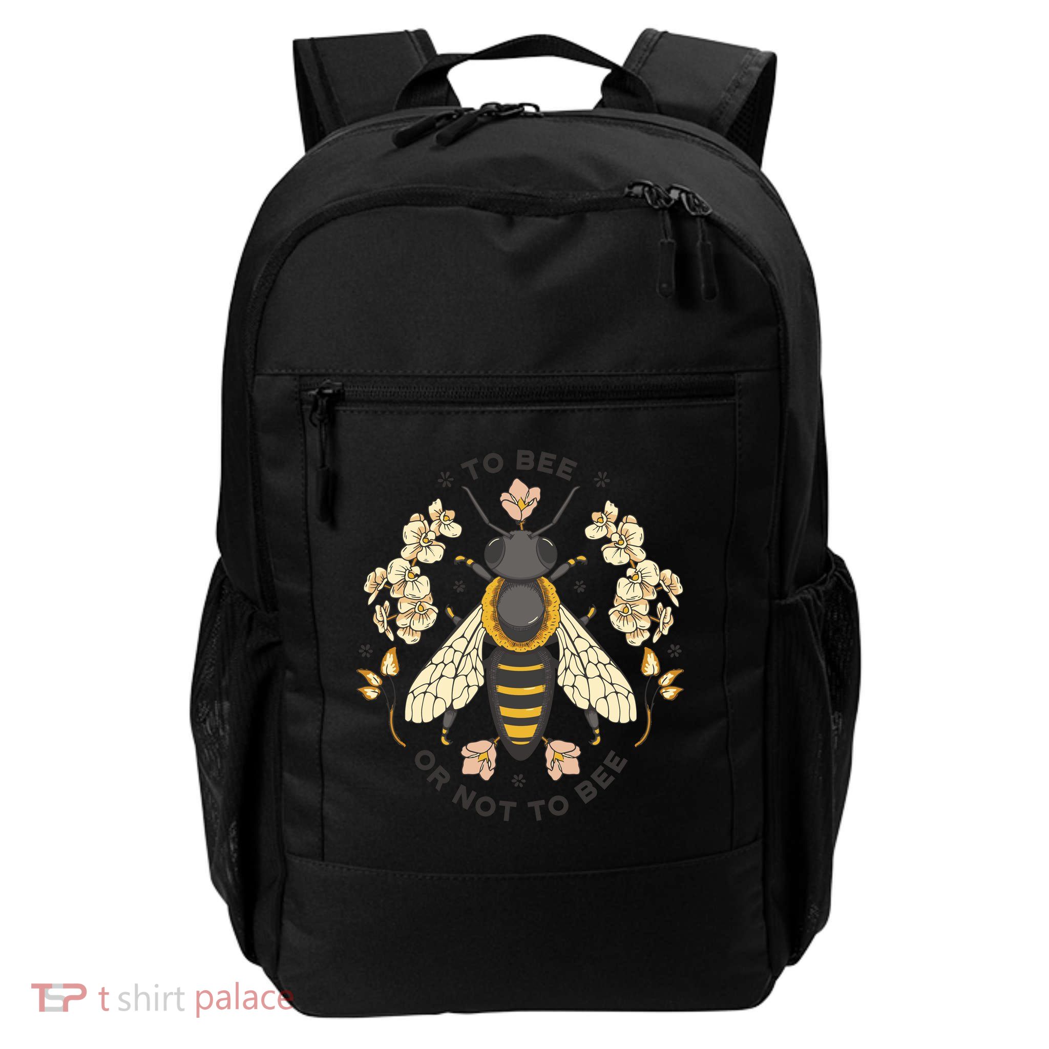 To Bee Or Not To Bee Bumblebee Spring Daily Commute Backpack