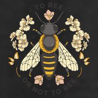 To Bee Or Not To Bee Bumblebee Spring 15oz Campfire Ceramic Mug