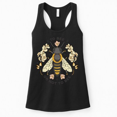To Bee Or Not To Bee Bumblebee Spring Womens Tank Top
