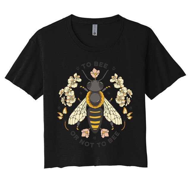 To Bee Or Not To Bee Bumblebee Spring Crop Top