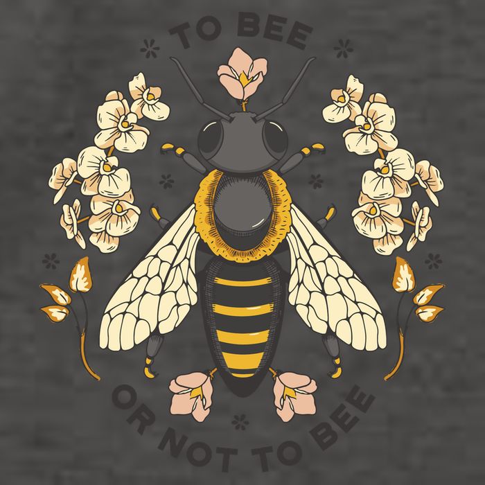 To Bee Or Not To Bee Bumblebee Spring Vector Backpack