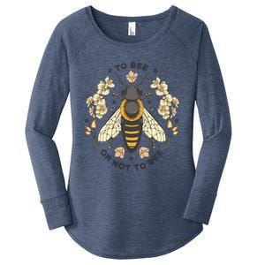 To Bee Or Not To Bee Bumblebee Spring Women's Perfect Tri Tunic Long Sleeve Shirt