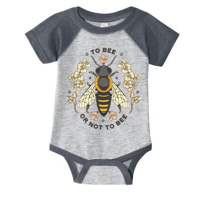To Bee Or Not To Bee Bumblebee Spring Infant Baby Jersey Bodysuit