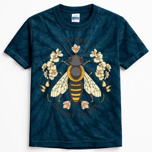 To Bee Or Not To Bee Bumblebee Spring Kids Tie-Dye T-Shirt