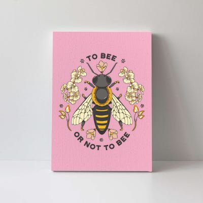 To Bee Or Not To Bee Bumblebee Spring Canvas