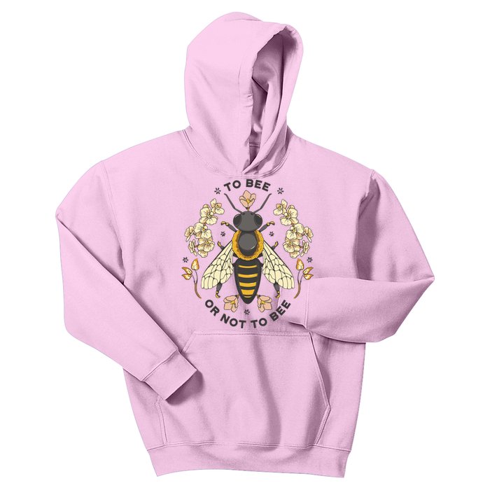 To Bee Or Not To Bee Bumblebee Spring Kids Hoodie