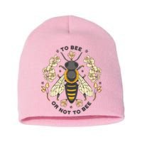 To Bee Or Not To Bee Bumblebee Spring Short Acrylic Beanie