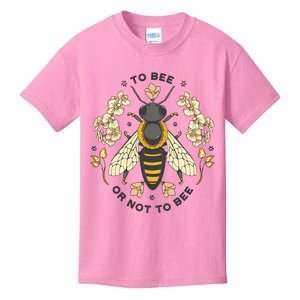 To Bee Or Not To Bee Bumblebee Spring Kids T-Shirt