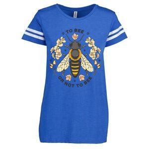 To Bee Or Not To Bee Bumblebee Spring Enza Ladies Jersey Football T-Shirt