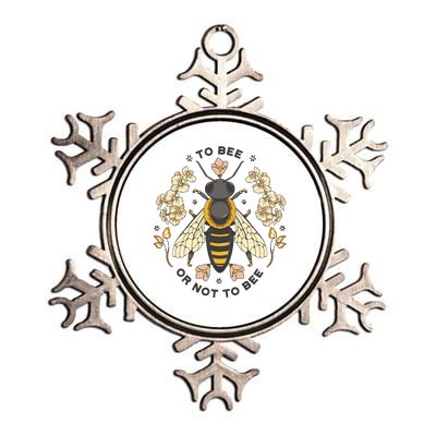 To Bee Or Not To Bee Bumblebee Spring Metallic Star Ornament