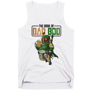 The Book Of Dad Bod Fat Dad Funny Beer Drinking Mando Dad Fathers Day Tank Top