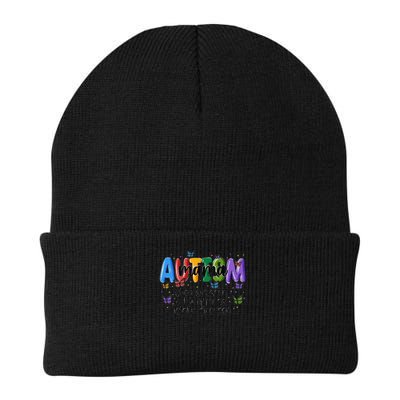 Totally Blessed Often Stressed A Bit Of A Mess Autism Mama Knit Cap Winter Beanie