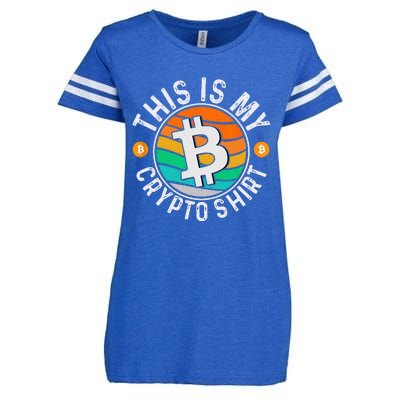 The BTC Of This Is Minimalist Yet Distinctive Enza Ladies Jersey Football T-Shirt