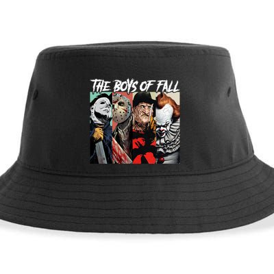 The Boy Of Fall Michael Jason Freddy Pennywise Halloween Horror Character Sustainable Bucket Hat