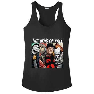 The Boy Of Fall Michael Jason Freddy Pennywise Halloween Horror Character Ladies PosiCharge Competitor Racerback Tank