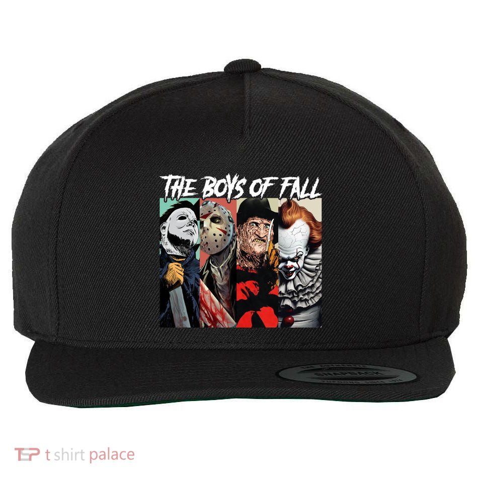 The Boy Of Fall Michael Jason Freddy Pennywise Halloween Horror Character Wool Snapback Cap