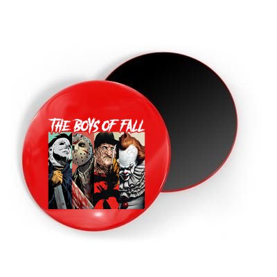 The Boy Of Fall Michael Jason Freddy Pennywise Halloween Horror Character Magnet