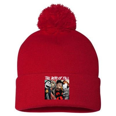 The Boy Of Fall Michael Jason Freddy Pennywise Halloween Horror Character Pom Pom 12in Knit Beanie