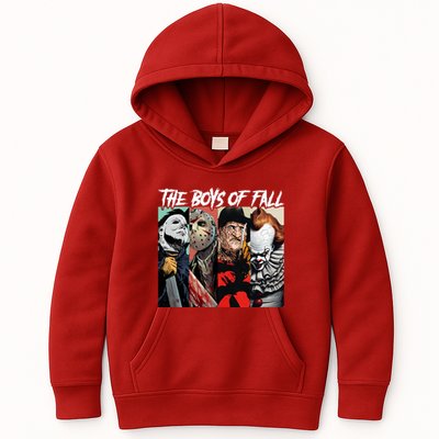 The Boy Of Fall Michael Jason Freddy Pennywise Halloween Horror Character Kids Hoodie