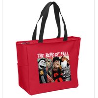 The Boy Of Fall Michael Jason Freddy Pennywise Halloween Horror Character Zip Tote Bag