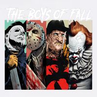The Boy Of Fall Michael Jason Freddy Pennywise Halloween Horror Character Garment-Dyed Sweatshirt