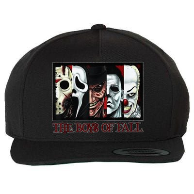 The Boy of Fall Horror Films Halloween Wool Snapback Cap