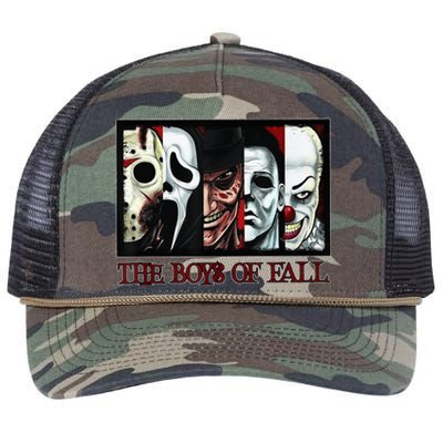 The Boy of Fall Horror Films Halloween Retro Rope Trucker Hat Cap