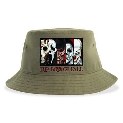 The Boy of Fall Horror Films Halloween Sustainable Bucket Hat