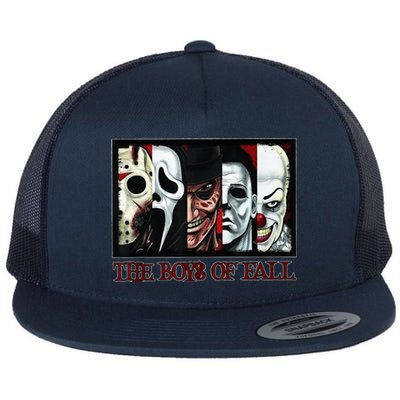 The Boy of Fall Horror Films Halloween Flat Bill Trucker Hat