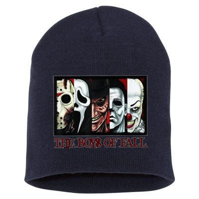 The Boy of Fall Horror Films Halloween Short Acrylic Beanie