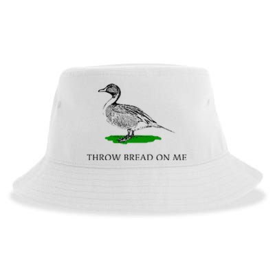 Throw Bread On Me Funny Duck Apparel Sustainable Bucket Hat