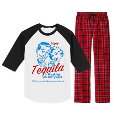 The Breakfasts Of Championss Tequila Special Gifts Raglan Sleeve Pajama Set