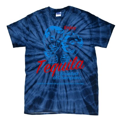 The Breakfasts Of Championss Tequila Special Gifts Tie-Dye T-Shirt