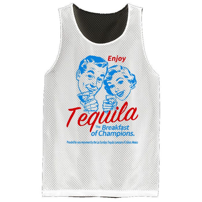 The Breakfasts Of Championss Tequila Special Gifts Mesh Reversible Basketball Jersey Tank