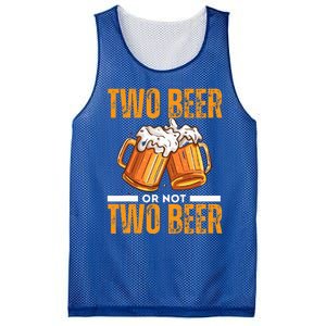 Tow Beer Or Not Two Beer Funny Beer Glasses Happy Oktoberfes Mesh Reversible Basketball Jersey Tank