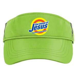 The Blood Of Jesus Washes Souls Clean Adult Drive Performance Visor