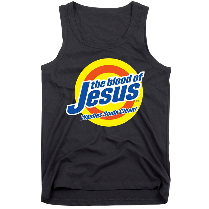 The Blood Of Jesus Washes Souls Clean Tank Top
