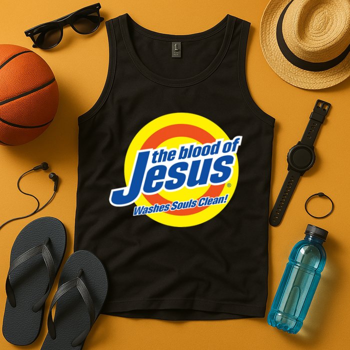 The Blood Of Jesus Washes Souls Clean Tank Top