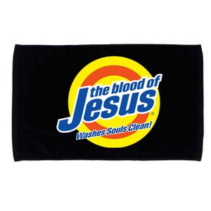 The Blood Of Jesus Washes Souls Clean Microfiber Hand Towel