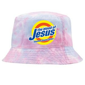 The Blood Of Jesus Washes Souls Clean Tie-Dyed Bucket Hat