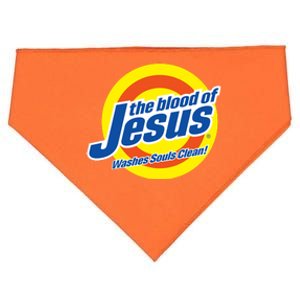 The Blood Of Jesus Washes Souls Clean USA-Made Doggie Bandana