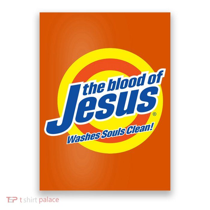 The Blood Of Jesus Washes Souls Clean Poster