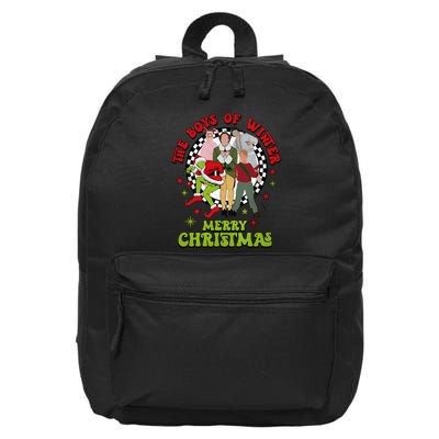 The Boy Of Winter Retro Holiday Christmas Kevin Home Alone 16 in Basic Backpack
