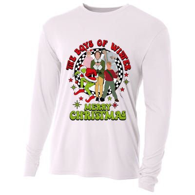 The Boy Of Winter Retro Holiday Christmas Kevin Home Alone Cooling Performance Long Sleeve Crew