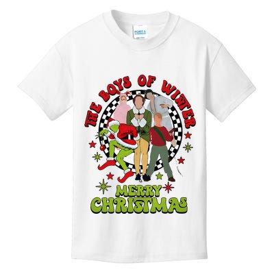 The Boy Of Winter Retro Holiday Christmas Kevin Home Alone Kids T-Shirt