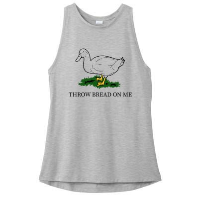 Throw Bread On Me Ladies PosiCharge Tri-Blend Wicking Tank