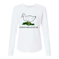 Throw Bread On Me Womens Cotton Relaxed Long Sleeve T-Shirt