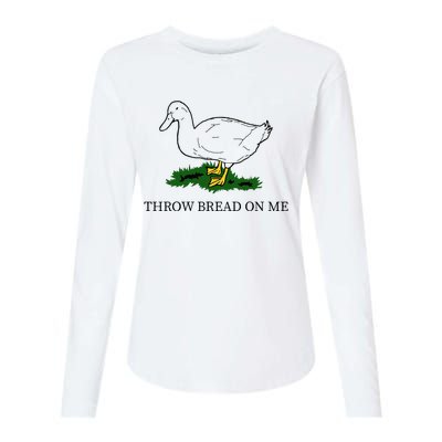 Throw Bread On Me Womens Cotton Relaxed Long Sleeve T-Shirt