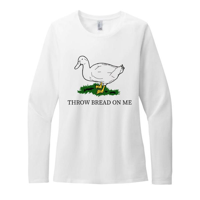 Throw Bread On Me Womens CVC Long Sleeve Shirt