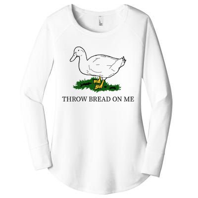 Throw Bread On Me Women's Perfect Tri Tunic Long Sleeve Shirt